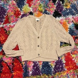 Cropped Knit Sweater